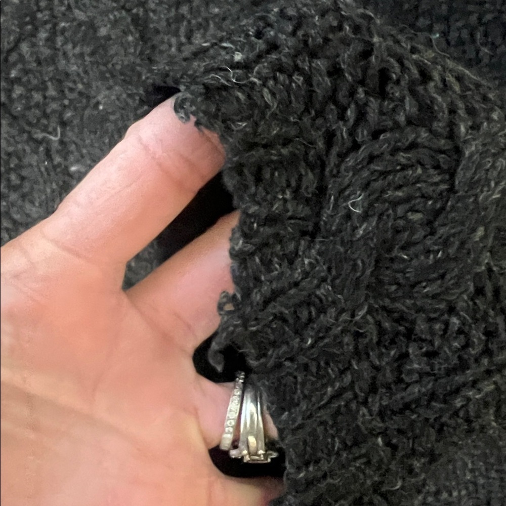 J. Crew Women's Dark Knit Crewneck Sweater - Picture 3 of 3